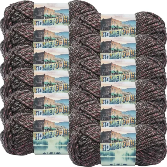 (12 Pack) Lion Brand Yarn Hometown Yarn, Salem Creek {1}