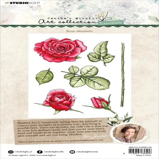 Studio Light Essentials Clear Stamps-Nr. 138, Rose Elements {2}