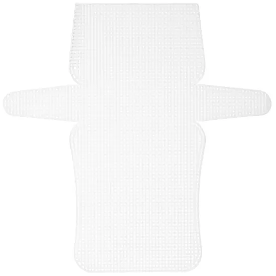 CousinDIY Clear Plastic Canvas Shape - One13" x 14" Clutchbag Purse {1}