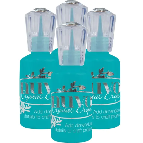 Multipack of 4 - Nuvo Crystal Drops 1.1oz-Gloss-Caribbean Ocean {2}