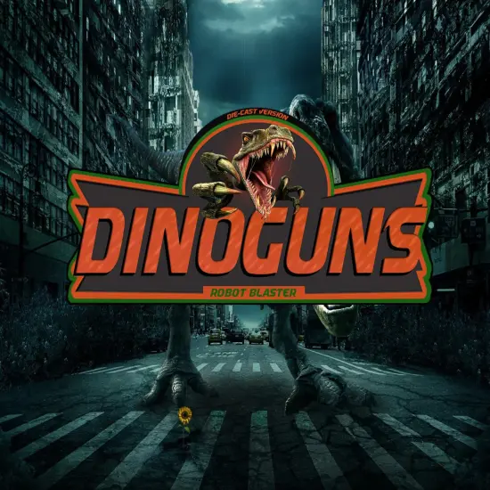 Big Mo's Toys Kids Gun - Soft Foam Bullet Kid Gift Dinosaur Transforms Shot Gun - 1 Gun and 20 Bullets {6}