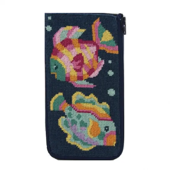 Eyeglass Case - Tropical Fish - Needlepoint Kit Multicolor {1}