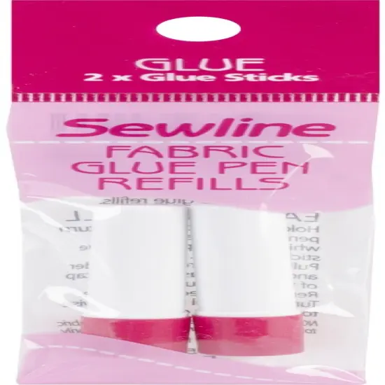 Multipack of 25 - Sewline Water-Soluble Fabric Glue Pen Refill 2/Pkg-Blue {2}
