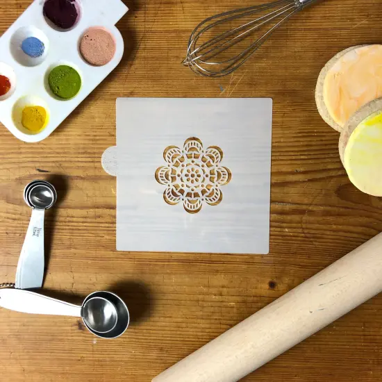 Mandala #1 Cookie & Craft Stencil | CM058 by Designer Stencils | Stencils for Royal Icing, Airbrush, Dusting Powder | {2}