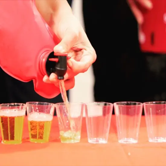 Party Flasks Santas Flask for Liquor, Wine, Drinks: Funny Gag Gifts for White Elephant Christmas Gifts Exchanges; Beverage Dispenser Holds 2.25 Liters for Holiday, Graduation, Office Parties {3}