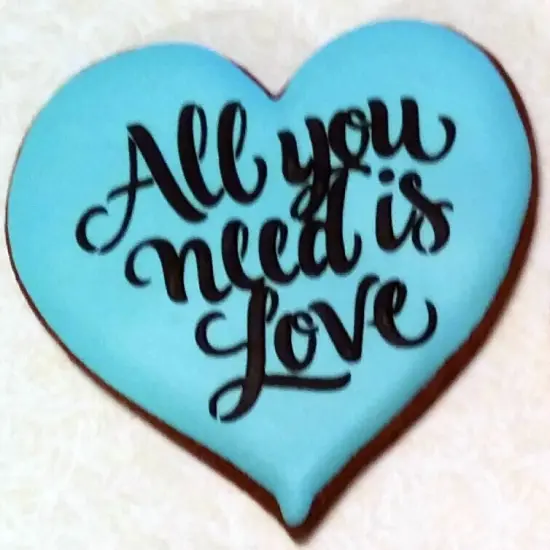 All You Need Is Love Cookie and Craft Stencil | CM096 by Designer Stencils | Cookie Decorating Tools | {3}
