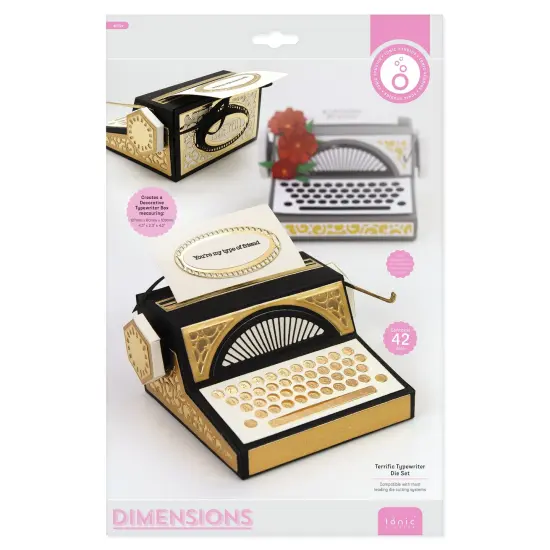 Tonic Studios Dimensions Dies-Terrific Typewriter {1}