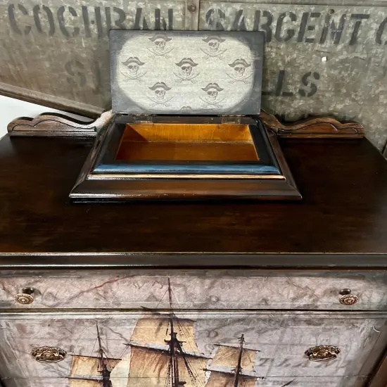 Jolly Roger Decoupage - Mixed MediaPapers (Medium 18x24) {2}