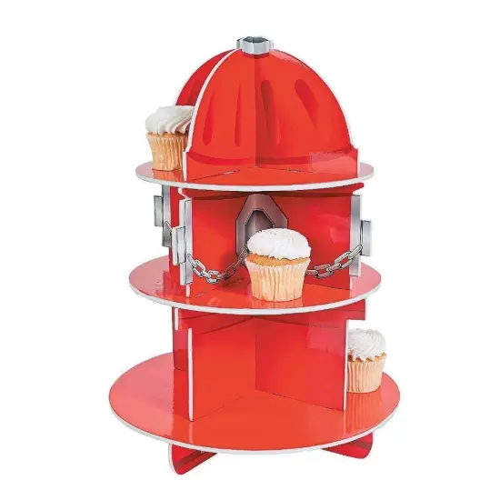 FIRE HYDRANT CUPCAKE HOLDER - Party Supplies - 1 Piece {1}