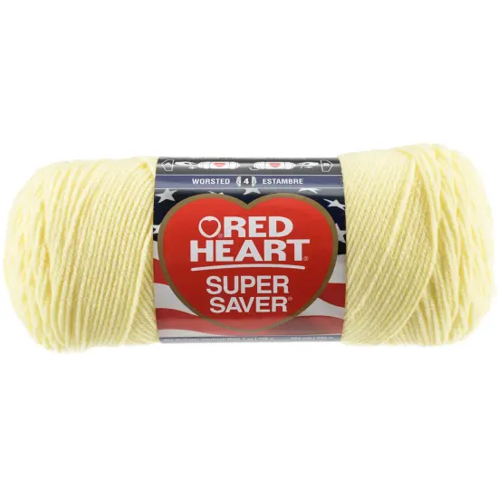 Multipack of 24 - Red Heart Super Saver Yarn-Pale Yellow {1}