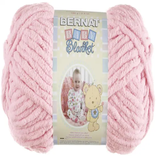Multipack of 12 - Bernat Baby Blanket Yarn-Baby Pink {2}