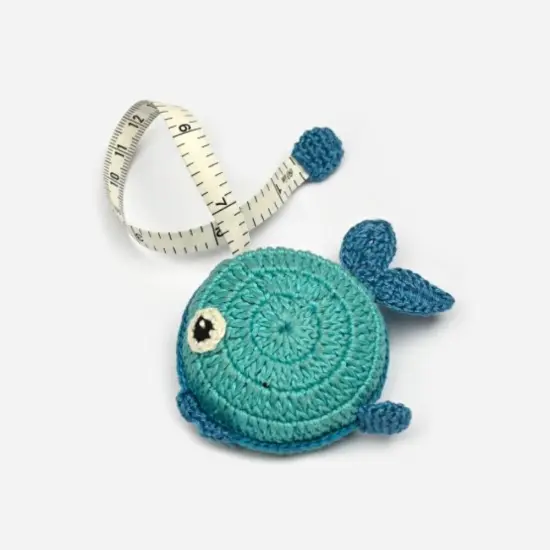 Lantern Moon Blue Fish Tape Measure Multicolor {1}