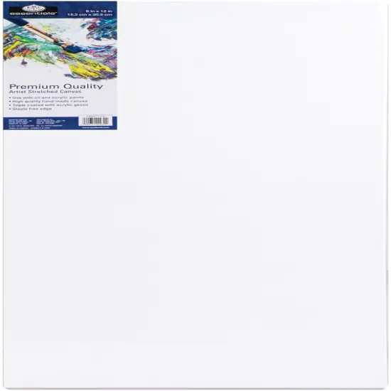 Royal Langnickel essentials(TM) Premium Stretched Canvas-6"x12" {1}