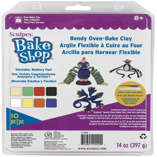 Sculpey Oven-Bake Clay Kit-Bake & Bend {1}