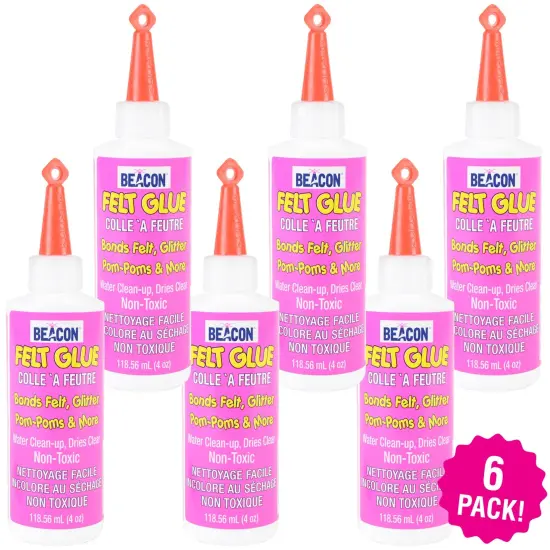 Multipack of 6 - Felt Glue-4oz {1}