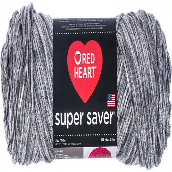 Multipack of 6 - Red Heart Super Saver Yarn-Soapstone {2}