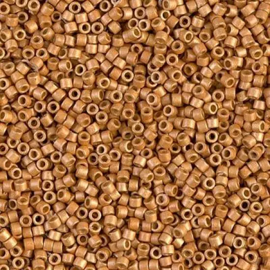 Miyuki Delica Bead 11/0 - DB1833F - Matte Duracoat Galvanized Yellow Gold {1}