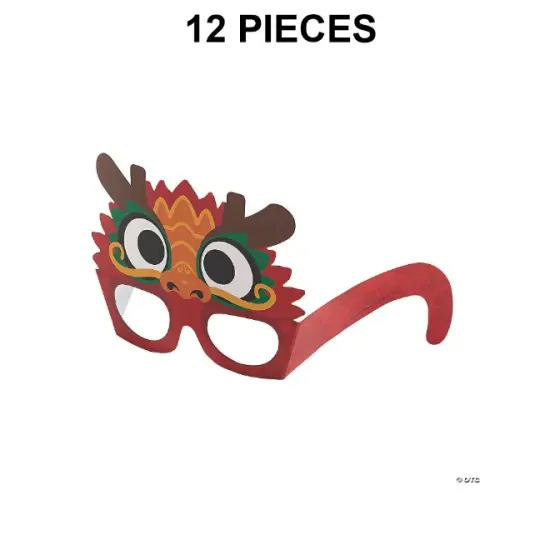 Lunar New Year Dragon Glasses 12 Pieces {1}