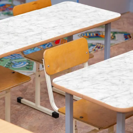 Peel and Stick Decorative Paper Roll, 17-1/2" x 10 ft, Marble {4}