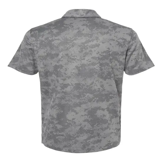 Adidas&reg; Camo Polo Grey three {4}