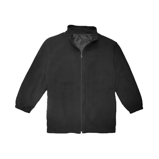 Youth Polar Fleece Zip-Up Jacket | RADYAN&reg; Black {1}