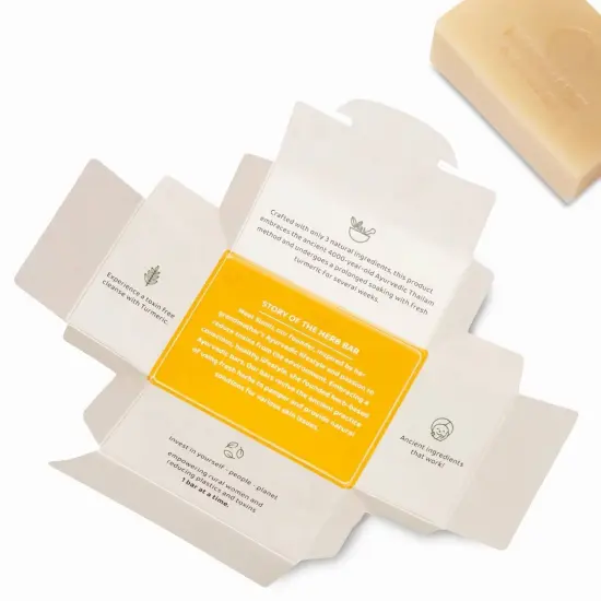 Pure Mitti Ayurvedic Bar Soap, All Natural Organic Handmade with Coconut Oil and Turmeric for Face and Body, Helps Skin Radiance {3}