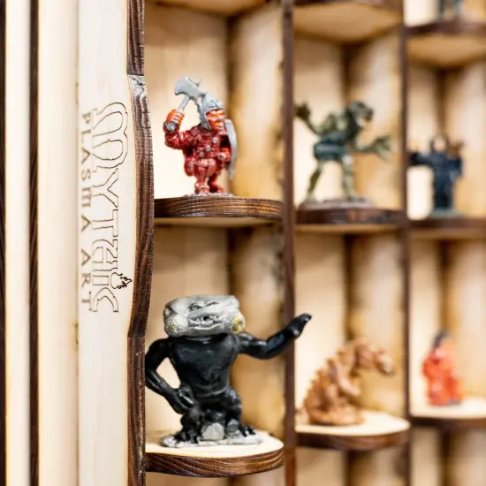 28 Slot Miniature Display Kit for Collectibles (Assembly Required) {5}