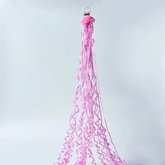 5 PAPER STREAMERS Hand Throw Magic Confetti Poppers Assorted {3}