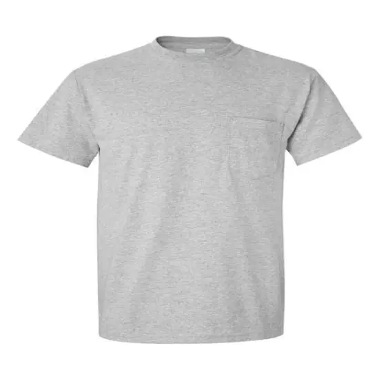 Gildan&reg; DryBlend Pocket Crewneck Short Sleeve T-Shirt Sport grey {4}
