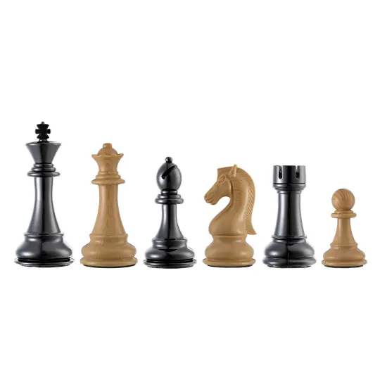 Bobby Fischer Faux Wood Chess Pieces, 4.25 in. king {2}