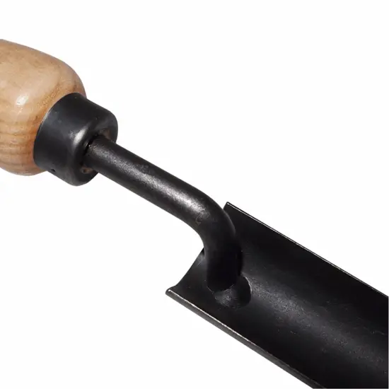 DeWit Dutch Transplanter, Boron Steel and Ash Wood Handle, 15.5 inches long {4}