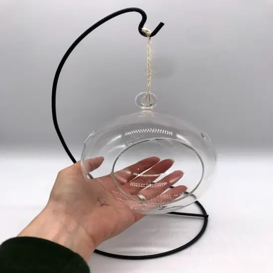 Hanging Glass Globe w/ Stand {3}