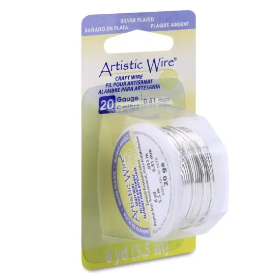 Artistic Wire 20 Gauge 6yd-Silver {1}