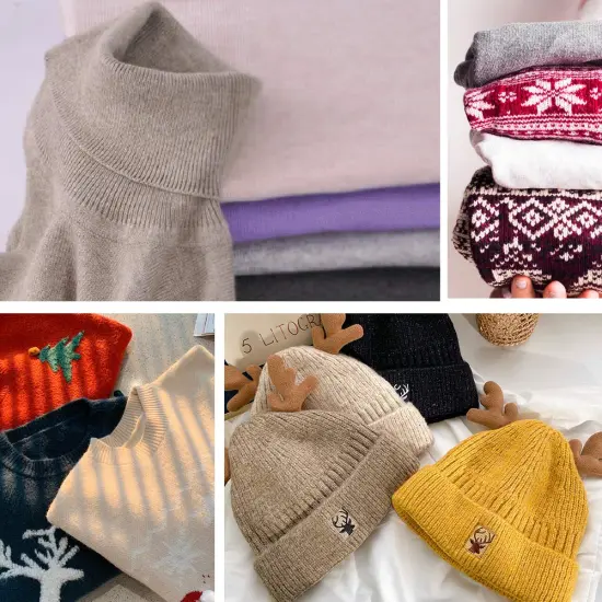 75 Pieces Complete Knitting and Crochet Accessories, Knitting Tool Kit Knitting Supplies Kit with Knitting Stitch Markers Plastic Sewing Needles Seam Ripper Cable Needles for Knitting Sewing Kit {3}