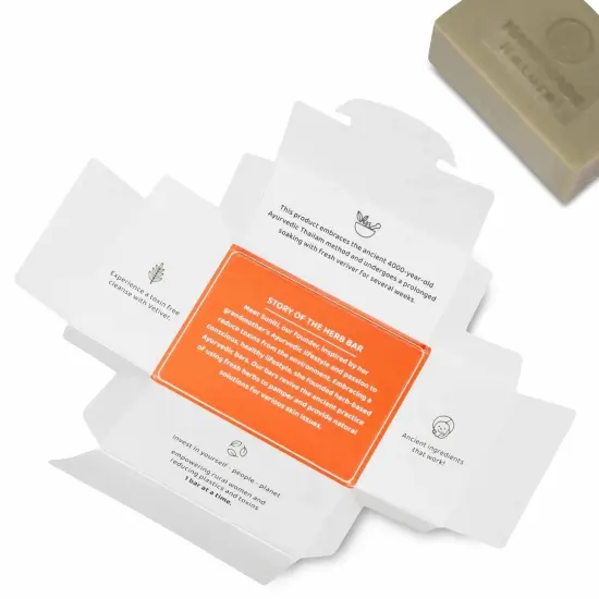 Pure Mitti Ayurvedic Bar Soap, All Natural Organic Handmade with Coconut Oil and Vetiver for Face and Body {3}