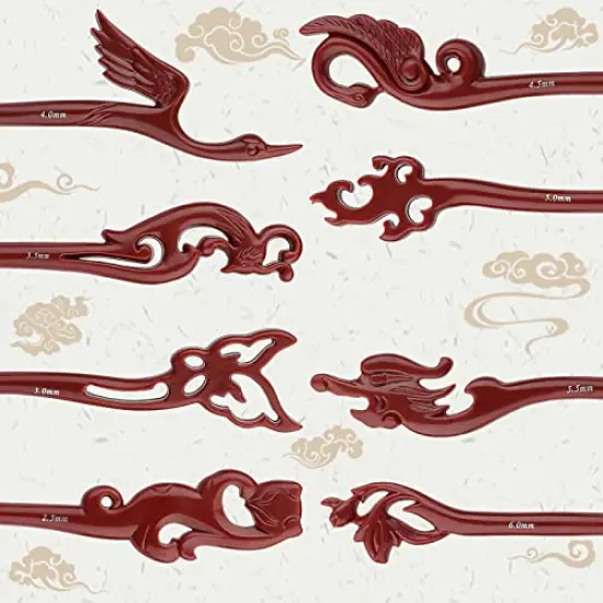 Crochet Kit Animals Crochet Hooks, 7.4'' Aluminum Crochet Needles for Crocheting, Crochet Hook Set Ergonomic Knitting Hooks for Crochet Yarn Craft, Crochet Set Premium Knitting Crochet Supplies {5}