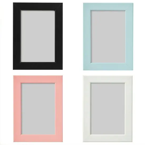 Photo Picture Frame 10cm x 15cm Pink {2}