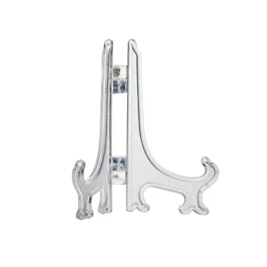 24 Pack 3-inch Mini Easel Display Stand for Sports Trading and Baseball Cards - Small Acrylic Holder for Pictures {4}