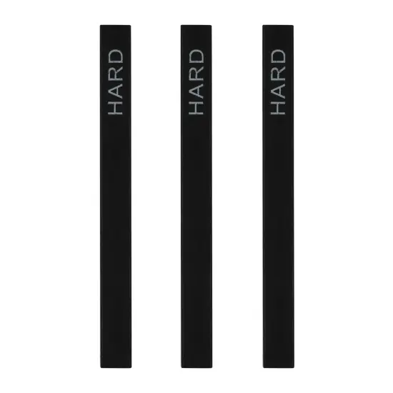 SoHo Urban Artist Compressed Charcoal Sticks, Pack of 3 - Hard, Black, Ideal for Charcoal Drawing and Charcoal Art, Perfect for Artists, Students and Professionals, Creates Varied Tones and Blends Easily {3}