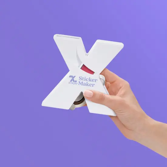 Xyron 150 Create-A-Sticker Machine-1.5"X20' Permanent - Assorted Colors {3}