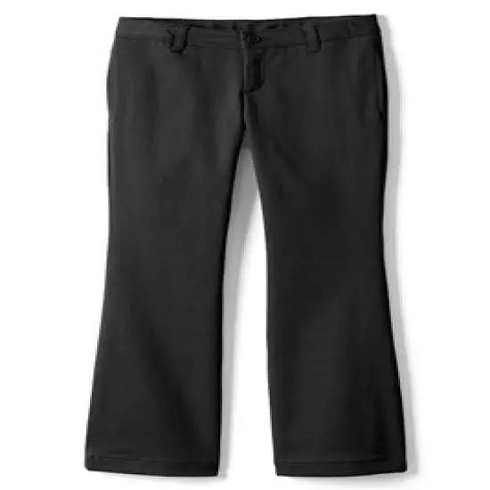 Girl's School Uniform Straight Leg Pants | RADYAN&reg; Black {1}
