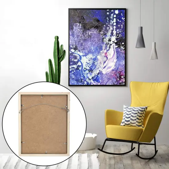 Picture Hanging Kit - 100 Feet Stainless Steel Hanging Wire, 60 Pcs D Ring Picture Hangers with Screws and 60 Pcs Aluminum Crimping Loop Sleeve for Hanging Paintings Photos {3}