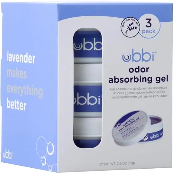 Ubbi&reg;- Lavender Scented Absorbing Gel Value Pack - 3 Count Diaper Pail Odor Control for Baby Nursery {5}