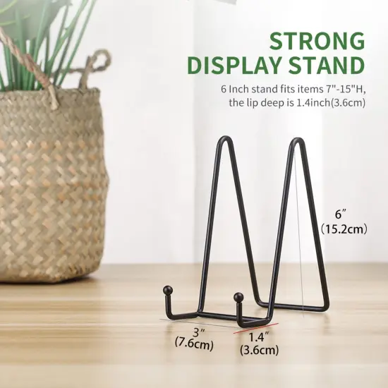 LIONWEI LIONWELI Decorative Plate Stand Holder Picture Frame Stand Easel Display Stand {6}