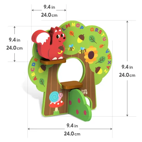 Wooden Forest SetKids Hits: Unleash Creativity with the Wooden Forest Set - Building, Matching, and Imaginative Play for Little Explorers! {6}