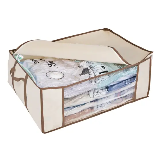 Smart Design MagicBag Instant Space Saver Storage - 1 Jumbo Tote with 4 Large Flat Compression Bags {2}