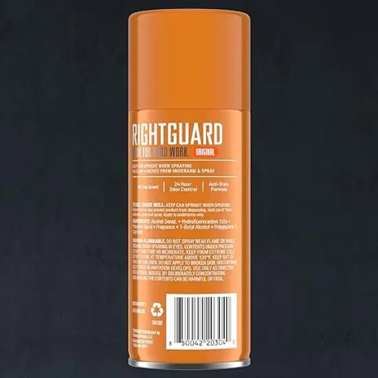 Right Guard&reg; - Sport Deodorant Spray | Anti-Stain Spray Deodorant For Men | Aluminum Free | 24-Hour Odor Control | Original Scent, 8.5 oz. (2 count) {3}