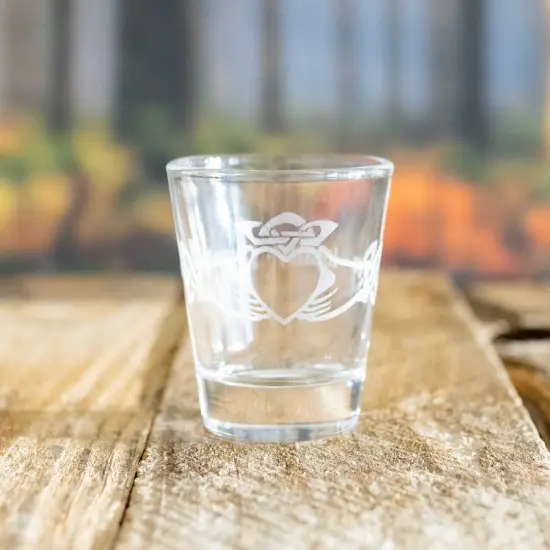 2oz Claddagh Shot glass {5}
