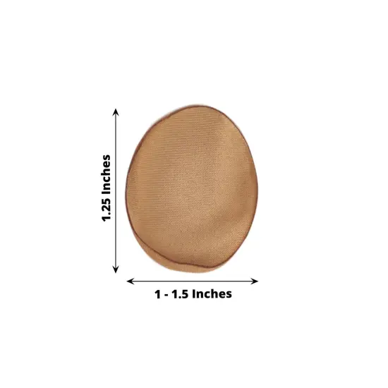 400 Matte Silk Rose Petals Round Artificial Flowers Table Gold {2}