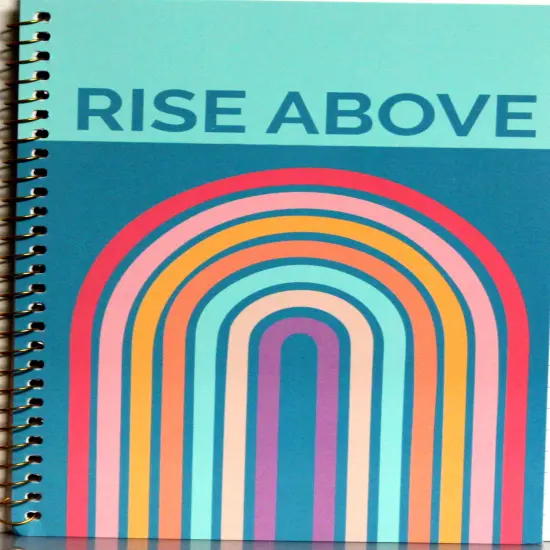 Rise Above Wire-Bound Journal Book {1}